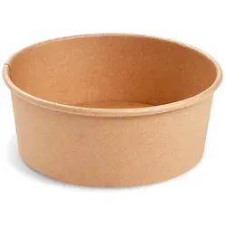Salatschale (PAP/PE) kraft Ø150mm 750ml [50 St.] von LogiPack GeRo