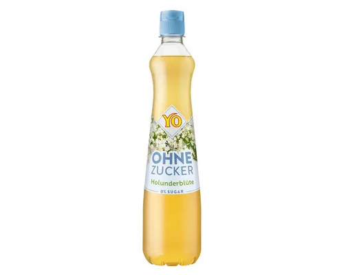 YO SYRUP Sirup, YO SYRUP Sirup Holunderblüte ohne Zucker 700ml