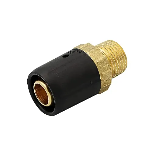 Pipetec Steckfitting Steck-Übergang mit Außengewinde 20x2 1/2'