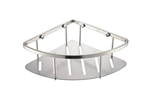 Konhard SUS304 ﻿Solide Edelstahl Gebürstet Duschkörbe Duschregal Duschkorb für Badezimmer Zubehör Wandmontage