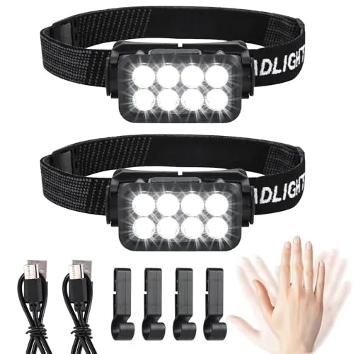 Stirnlampe LED Wiederaufladbar 2500 Lumen