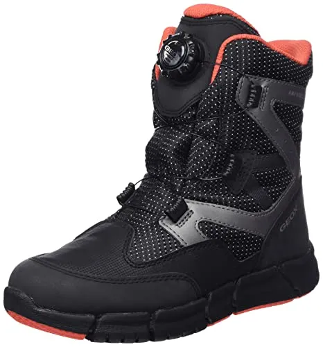Geox J FLEXYPER Boy B ABX Ankle Boot - Wasserfester Kinderschuh - Stiefel für Jungen, wasserdicht und mit praktischem Reißverschluss für einfaches An- und Ausziehen.