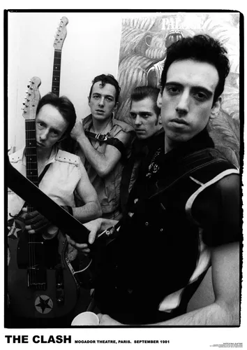 Poster The CLASH - Group Paris ´81 - Mogador Theatre ca60x85cm NEU 14384