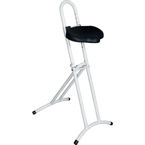 Stehhilfe DIE KLAPPBARE Light - Lichtgrau von Lotz - Bürostuhl mit klappbarem Design, ideal für ergonomisches Arbeiten und Platzersparnis im Home Office oder Büro.