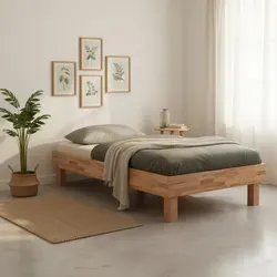 HASENA Trento Bett Rapallo 100x200 aus Kernbuche von Hasena