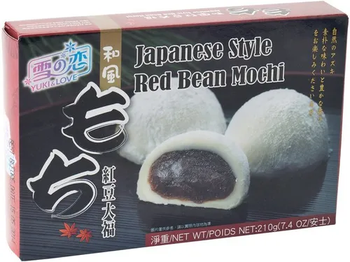 japanischer Reiskuchen, Adzuki Mochi, Spezialität Nachtisch 210g Rote Bohnen
