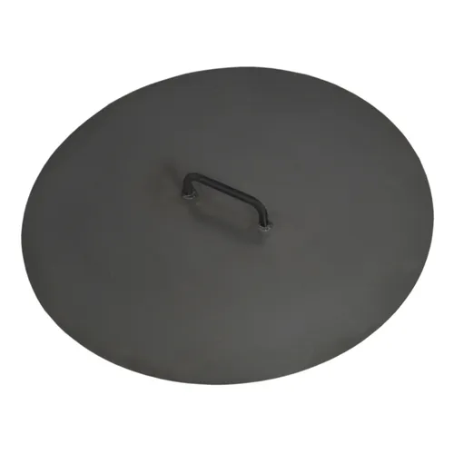 Deckel für Feuerschalen Ø 60,5 cm – Hitzebeständig und Robust - Grillzubehör für Feuerschalen, hitzebeständige Beschichtung und langlebiges Naturstahl-Material für optimalen Schutz und Sicherheit.