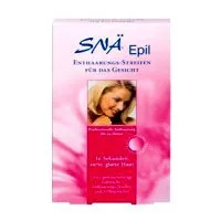 SNÄ Epil Enthaarungsstreifen für das Gesicht Enthaarungsstreifen für das Gesicht (24 Doppelstreifen)