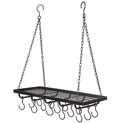 Ambiente Haus Hängekorb Topfhänger aus Eisen in Schwarz von Ambiente Haus