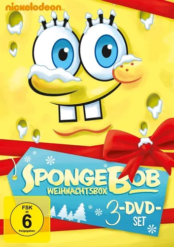 SPONGEBOB SCHWAMMKOPF - WEIHNACHTSBOX-TRIPLEPACK 3 DVD NEU