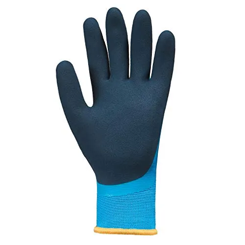 teXXor Handschuhe Nylon-Winterhandschuhe Latex blau/dunkelblau 3XL/12