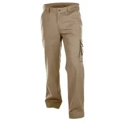 Liverpool Arbeitshose, khaki, Größe 44 - Arbeits- & Schutzkleidung mit 9 praktischen Taschen, verstellbarer Rückenelastik und nach OEKO-TEX® Standard 100 geprüft für Sicherheit und Komfort bei der Arbeit.