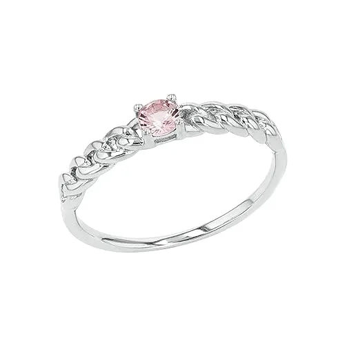 Amor Fingerring 2037272, funkelnder Zirkonia-Ring aus 925 Silber - Eleganter Fingerring aus hochwertigem 925 Silber mit glitzernden Zirkonia (synth.), ideal als Partnerring oder Geschenk. Perfekte Ergänzung für jeden Anlass!
