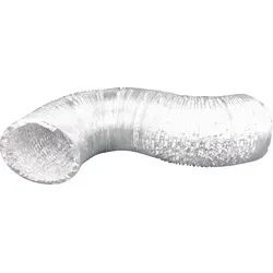 Alugewebeschlauch Q30 6m - Flexibler Lufttransport - Zubehör für Klima & Heizen: Hochwertiger Alugewebeschlauch mit Glasfaserbeschichtung, ideal für den gezielten Transport von warmer Luft über 6 Meter.