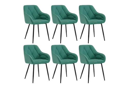 WOLTU 6 x Esszimmerstuhl in grün von WOLTU