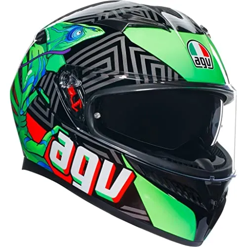 AGV Motorradhelm K3 Kamaleon, XS in grün von AGV