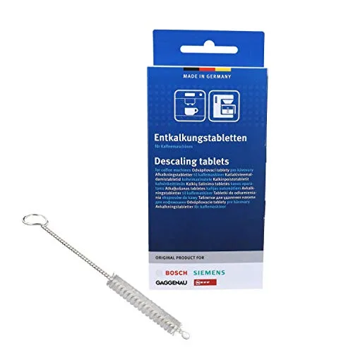 DL-pro Entkalkungstabletten Kaffeemaschine kompatibel mit Siemens Bosch 00311974 311974 TCZ8002 EQ Serie Kaffeeautomaten 3Stk mit DL-pro Reinigungsbürste