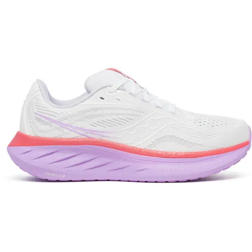 Saucony Women's Ride 18 - Runningschuhe US 8,5 | EU 40 in Weiß - Vielseitige Laufschuhe für Deine täglichen Laufeinheiten - Vegan und ideal für Roadrunning. Entdecke weitere Top-Angebote von Saucony bei Bergfreunde.de!