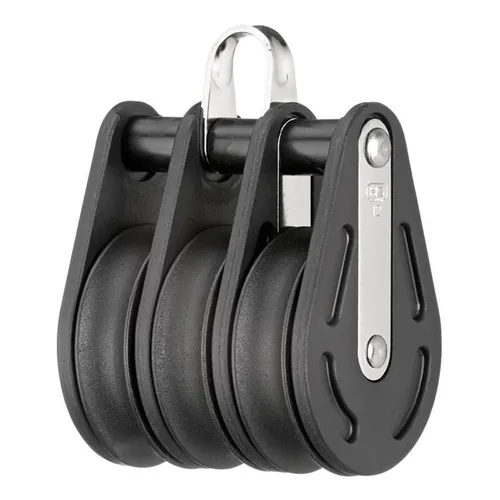 Gleitlager-Block 12 mm - 3 Rollen, Bügel