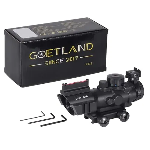 Goetland Gewehr Zielfernrohr 4x32 mit Red Dot Visier