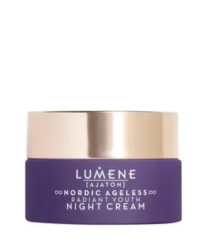 Lumene Nordic Ageless Radiant Youth Night Cream 50 ml - Nachtcreme mit innovativer Technologie für straffere, glattere und strahlendere Haut am Morgen.
