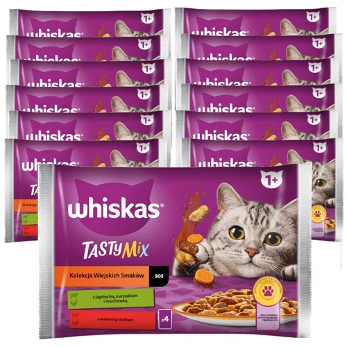 Whiskas Adult 13x340g Kollektion Ländliche Geschmäcker Katzenfutter In Soße