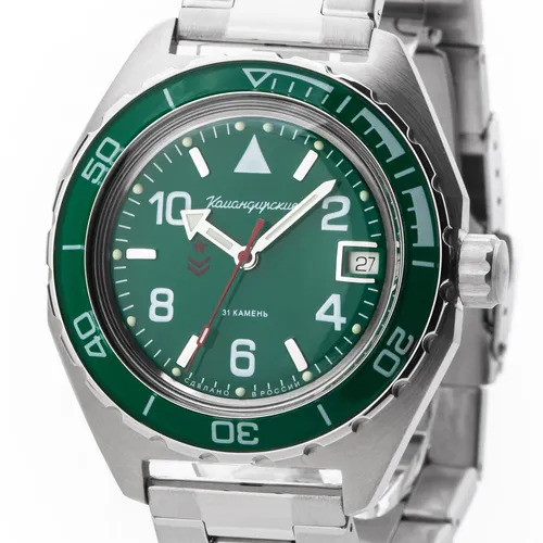 VOSTOK Komandirskie Automatik Taucheruhr Military 2416/650858 mechanisch 20 ATM