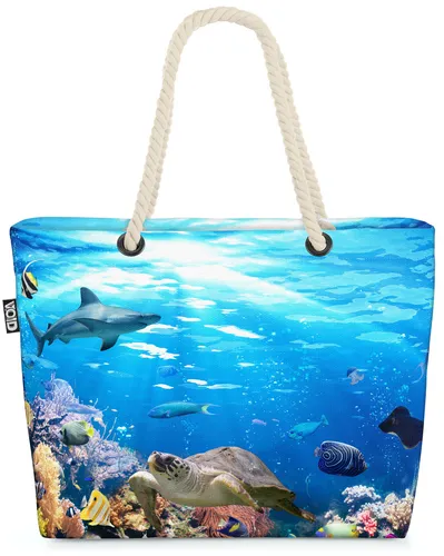 VOID Tasche Riff Meerestiere Fische Taucher Meer Ozean Tauchen Meeresboden