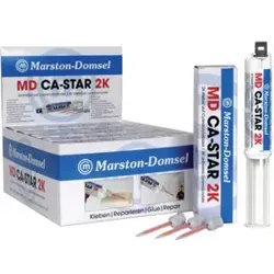 Marston-Domsel CA Star 2K-Kleber 4:1 Doppelspritze 10g - Extrem schlagfest und tropffrei, vielseitig einsetzbar für PMMA und mehr