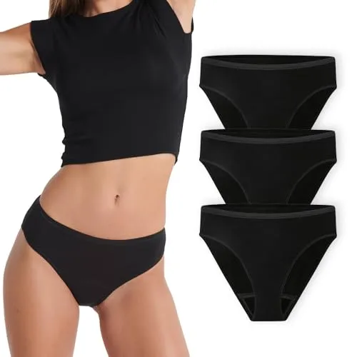 siegmund Care 3X Damen Slip schwarz