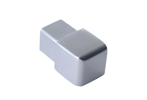 Dalsys Profil (Endstück für Fliesenschiene Quadratprofil Aluminium (eloxiert), 1-St), Fliesenprofil