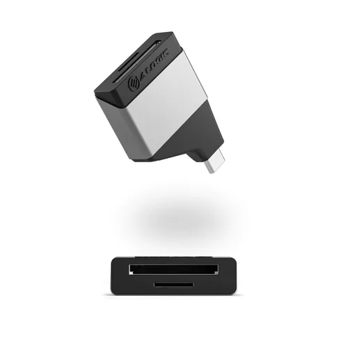ALOGIC USB C to SD and Micro SD Mini Adapter, Compatible with MacBook Pro, Air, 