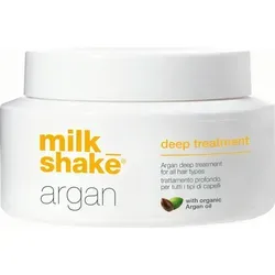 milk_shake® Argan Deep Treatment Öl Pflege für alle Haartypen 200 ml - Shampoos & Spülungen, intensive Haarmaske mit nährenden Inhaltsstoffen für regeneriertes, glänzendes und widerstandsfähiges Haar.