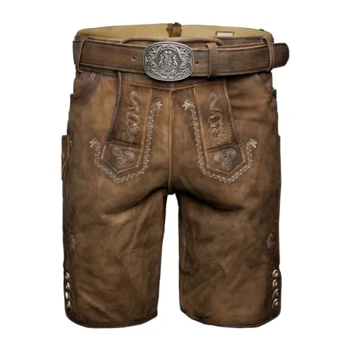 Stockerpoint Herren Lederhose Georg Braun 54 in braun von Stockerpoint