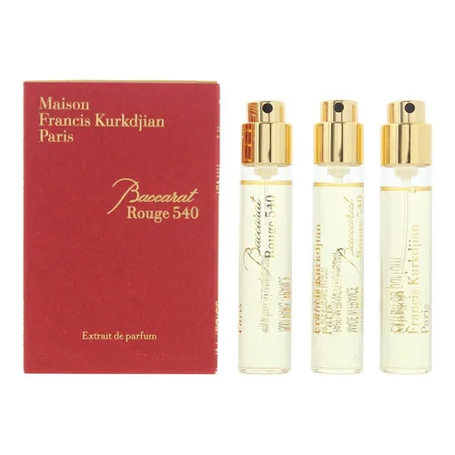 Maison Francis Kurkdjian Baccarat Rouge 540 Extrait de Parfum Refills - 0.033 l - Unisex Duft, intensiv und strahlend mit holzig-floralen Noten, vereint Jasmin und Moschus für ein unvergessliches Dufterlebnis.