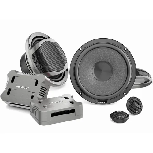 Hertz CK 165 - 16cm 2-Wege Komponentensystem - Car-HiFi-Lautsprecher mit Kickbass und 100 W Sinusleistung für kraftvollen Sound in Ihrem Fahrzeug. Ideal für verschiedene Einbaupositionen.