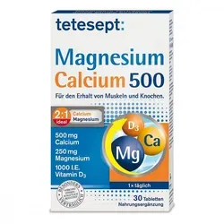Tetesept Magnesium+Calcium 500 Tabletten