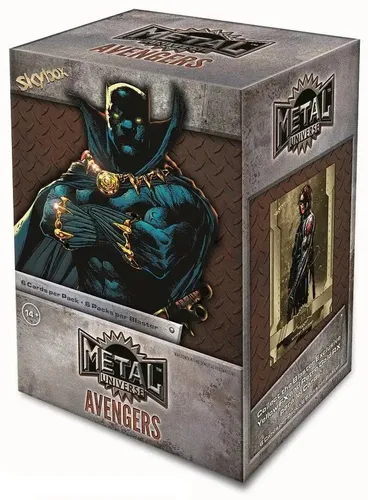 Upper Deck Skybox Metal Universe Avengers Blaster Box - Sammlung von TCG OVP Packs mit den beliebtesten Avengers-Charakteren für leidenschaftliche Sammler und Fans.