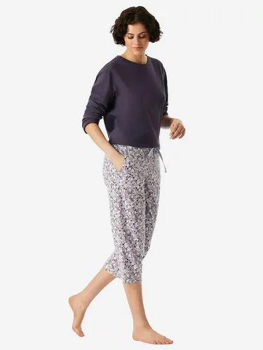 Schiesser Damen Schlafhose 3/4-lang - Baumwolle Stretch - Schlafanzughosen für Damen, aus hochwertiger Baumwolle mit Stretch für optimalen Tragekomfort und Bewegungsfreiheit.