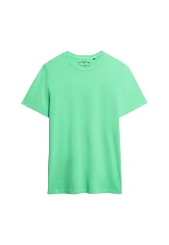 Superdry Herren Klassisches Essential T-Shirt - Verewaschenes Dry Neon Limette XXXL - T-Shirts für Herren – lässige Passform mit Rundhalsausschnitt aus superweichem Jersey-Material. Das perfekte Basic für jede Jahreszeit!