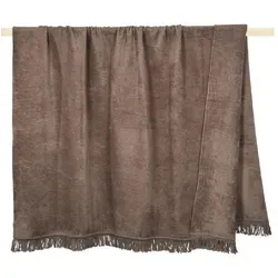 PAD Sydney Taupe Kuscheldecke 150 x 200 in braun von Pad