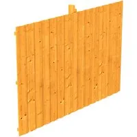 Skanholz Carport-Rückwand aus Deckeschalung, 341x220 cm - Außenanbau, robuste Fichtenkonstruktion mit 20 mm Materialstärke, ideal für langlebigen Wetterschutz und Stabilität.