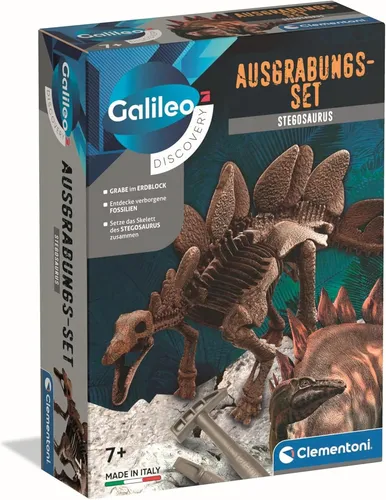 Clementoni 59436 Galileo Discovery Ausgrabungs-Set Stegosaurus NEUHEIT 2025+