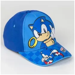 Sonic The Hedgehog Baseball Cap Sommer Cap – Kinder Mütze mit Print & UV-Schutz blau
