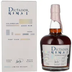 Dictador RIMA 1 22 Years Old PORT CASK Vintage 2000 43% Vol. 0,7l in Geschenkbox