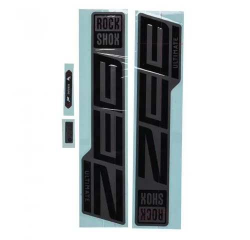 RockShox Decal Kit für ZEB Ultimate 2021 - Fahrradgabeln, hochwertiger Aufklebersatz zur individuellen Gestaltung und Aufwertung deiner ZEB Ultimate Gabel.