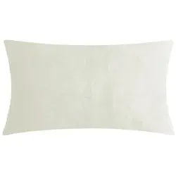 pad Kissenbezug Smooth 25 x 50 cm Polyester Beige Natural