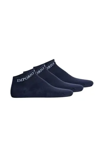 Packung mit 3 Paar lässigen Sportsocken aus Baumwolle von Emporio Armani