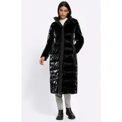 heine Langmantel Steppmantel schwarz 44