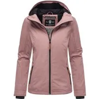 MARIKOO Damen Übergangsjacke B862 mit Kapuze - Hochwertige, leicht gefütterte Damenjacke von Marikoo für den Herbst. Mit hohem Kragen, idealer Kapuze und praktischen Reißverschlusstaschen für sicheren Stauraum.